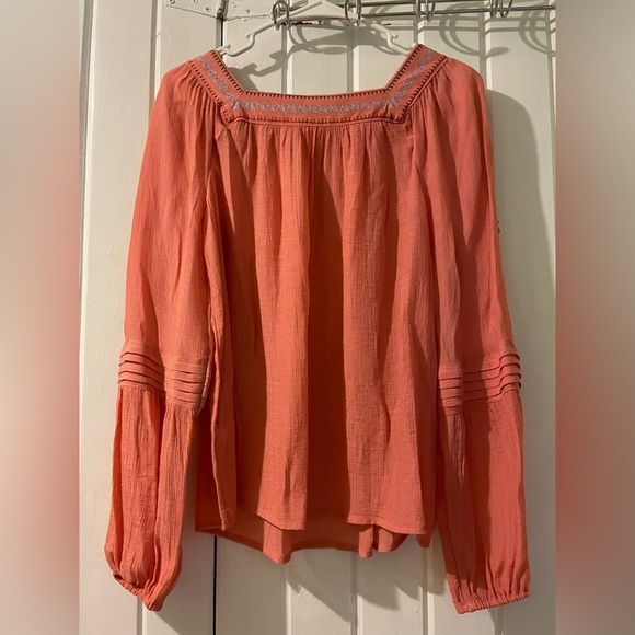 LC Lauren Conrad peasant blouse X-small NWT - Picture 5 of 8